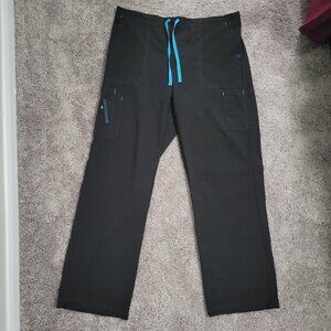 Carhartt Women's Force Black Scrub Bottoms Large